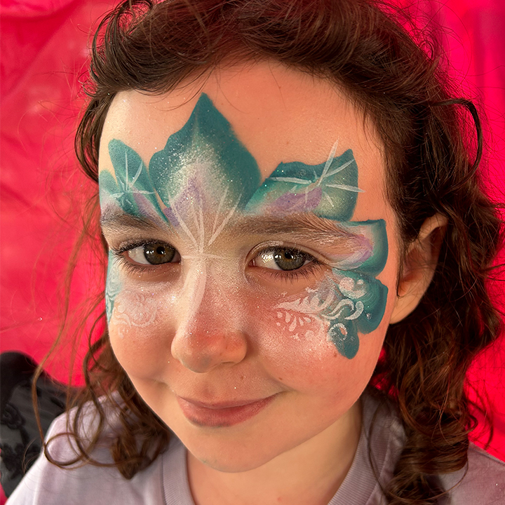 Fairy face painting design